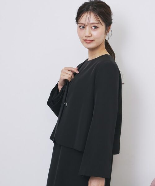 index / インデックス ノーカラージャケット | ノーカラージャケット【洗濯機OK】 | 詳細3