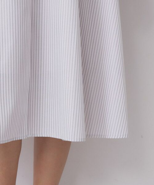 index / インデックス ロング・マキシ丈ワンピース | ラメストライプシャツワンピース【洗濯機OK/イージーアイロン】 | 詳細27