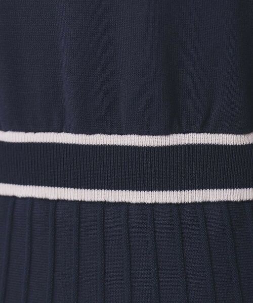 index / インデックス ロング・マキシ丈ワンピース | バイカラードッキング風ニットワンピース【洗濯機OK/抗ピル】 | 詳細11