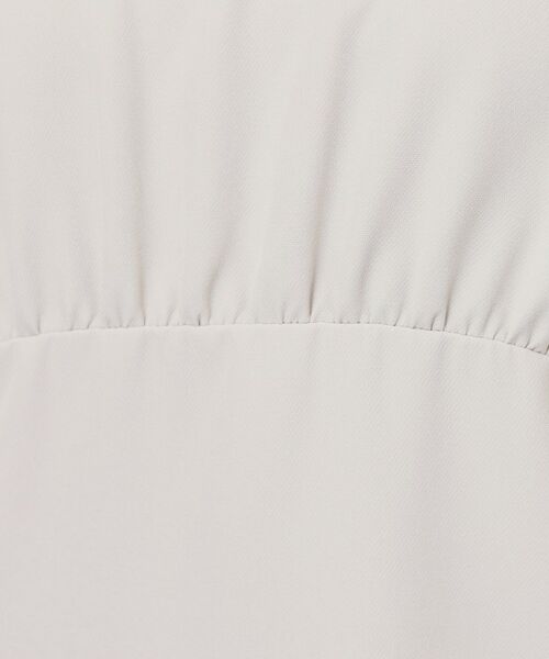 index / インデックス ミニ丈・ひざ丈ワンピース | ダブルクロスリボンスリーブワンピース【洗濯機OK】 | 詳細14