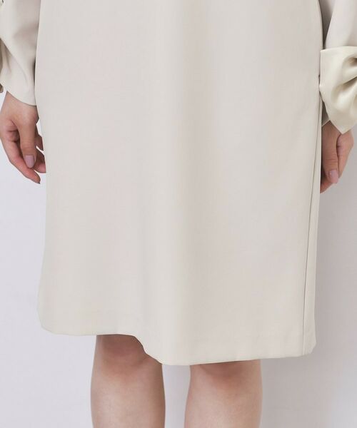 index / インデックス ミニ丈・ひざ丈ワンピース | ダブルクロスリボンスリーブワンピース【洗濯機OK】 | 詳細21