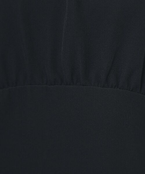 index / インデックス ミニ丈・ひざ丈ワンピース | ダブルクロスリボンスリーブワンピース【洗濯機OK】 | 詳細7