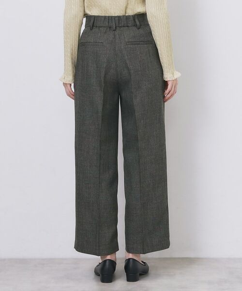index / インデックス パンツ | ツィード調ワイドストレートパンツ【洗濯機OK/防シワ】 | 詳細15