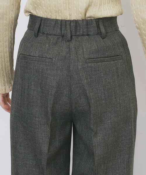index / インデックス パンツ | ツィード調ワイドストレートパンツ【洗濯機OK/防シワ】 | 詳細17