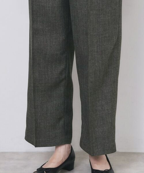 index / インデックス パンツ | ツィード調ワイドストレートパンツ【洗濯機OK/防シワ】 | 詳細19