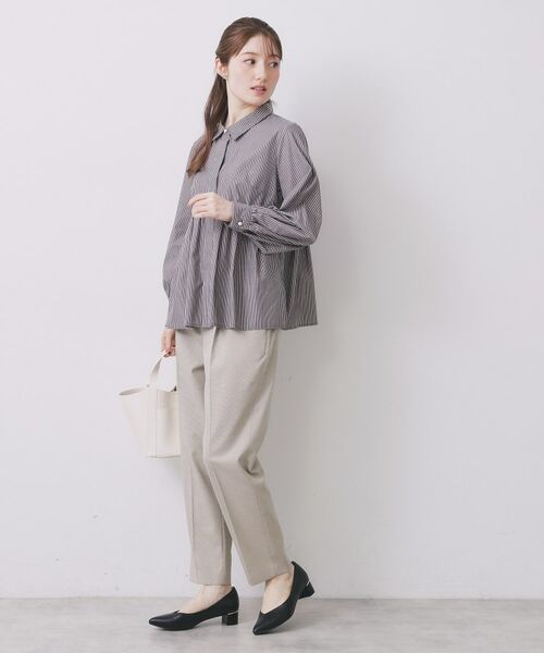 index / インデックス パンツ | ウールライクストレッチテーパードパンツ/セットアップ対応【洗濯機OK】 | 詳細11