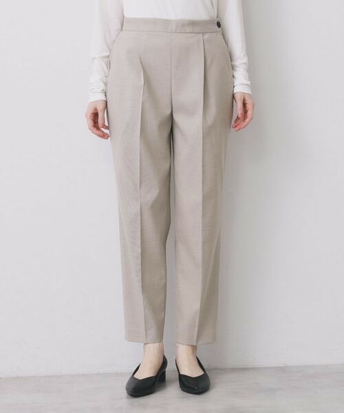 index / インデックス パンツ | ウールライクストレッチテーパードパンツ/セットアップ対応【洗濯機OK】 | 詳細15