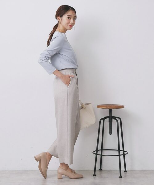 index / インデックス パンツ | ワイドストレートパンツ/セットアップ対応可【洗濯機OK/イージーアイロン】 | 詳細19