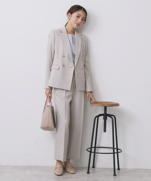 index / インデックス パンツ | ワイドストレートパンツ/セットアップ対応可【洗濯機OK/イージーアイロン】 | 詳細20