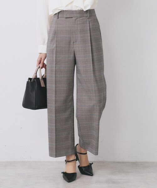 index / インデックス パンツ | ワイドストレートパンツ/セットアップ対応可【洗濯機OK/イージーアイロン】 | 詳細3