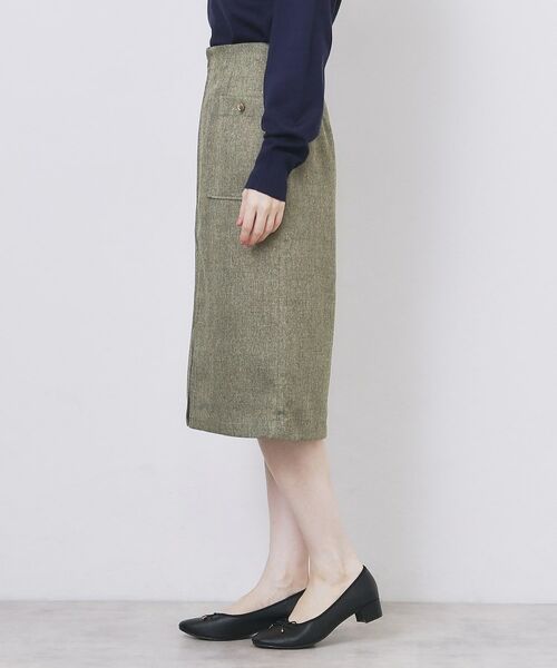 index / インデックス スカート | ツイード調フロントジップタイトスカート【洗濯機OK/防シワ】 | 詳細15