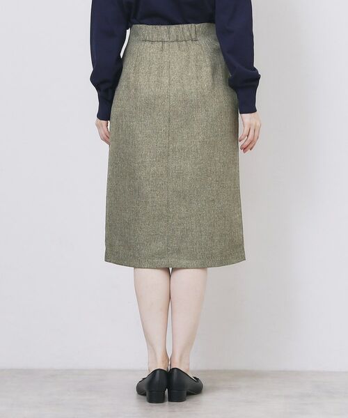 index / インデックス スカート | ツイード調フロントジップタイトスカート【洗濯機OK/防シワ】 | 詳細16