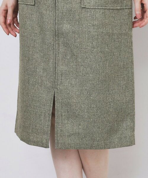 index / インデックス スカート | ツイード調フロントジップタイトスカート【洗濯機OK/防シワ】 | 詳細18