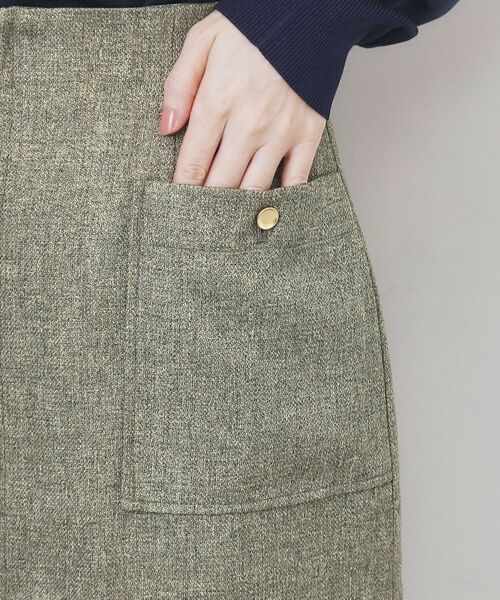 index / インデックス スカート | ツイード調フロントジップタイトスカート【洗濯機OK/防シワ】 | 詳細20