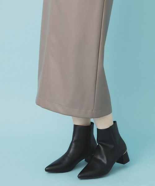 index / インデックス ロング・マキシ丈スカート | レザー調ストレッチAラインロングスカート【洗える】 | 詳細18