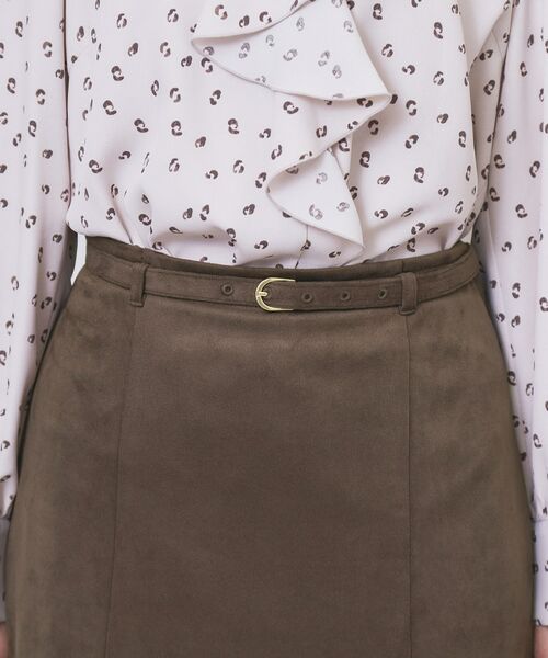 index / インデックス スカート | フェイクスウェード切り替えマーメイドスカート【洗濯機OK/イージーアイロン/防シワ】 | 詳細25