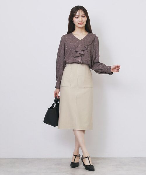 index / インデックス スカート | ストレッチタイトスカート【洗濯機OK/防シワ/抗ピル】《S～3L》 | 詳細6