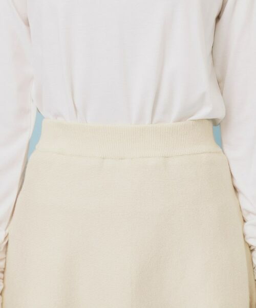 index / インデックス ミニ・ひざ丈スカート | フレアミニニットスカート【洗濯機OK】 | 詳細17