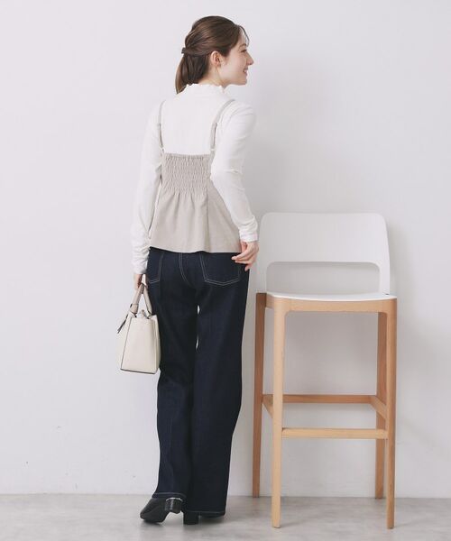 index / インデックス キャミソール・チューブトップ | ウールライクストレッチキャミビスチェ/セットアップ対応【洗濯機OK】 | 詳細14