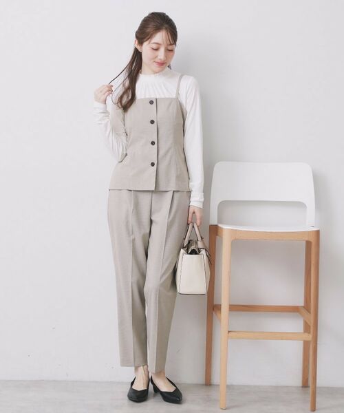 index / インデックス キャミソール・チューブトップ | ウールライクストレッチキャミビスチェ/セットアップ対応【洗濯機OK】 | 詳細15