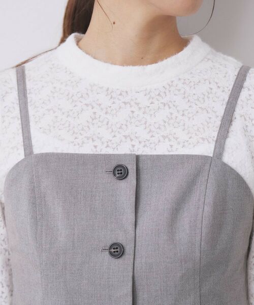 index / インデックス キャミソール・チューブトップ | ウールライクストレッチキャミビスチェ/セットアップ対応【洗濯機OK】 | 詳細21