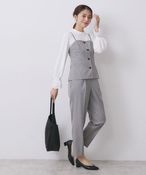 index / インデックス キャミソール・チューブトップ | ウールライクストレッチキャミビスチェ/セットアップ対応【洗濯機OK】 | 詳細3