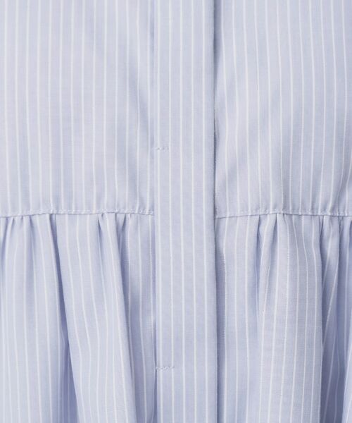 index / インデックス シャツ・ブラウス | ラメストライプ衿付きペプラムブラウス【洗濯機OK/イージーアイロン/防シワ】《6col》 | 詳細19