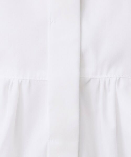 index / インデックス シャツ・ブラウス | ラメストライプ衿付きペプラムブラウス【洗濯機OK/イージーアイロン/防シワ】《6col》 | 詳細4