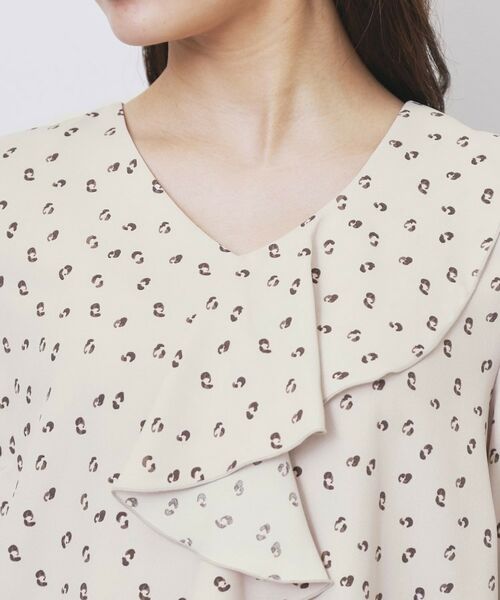 index / インデックス シャツ・ブラウス | Vネックフリルブラウス【洗濯機OK/イージーアイロン】 | 詳細16