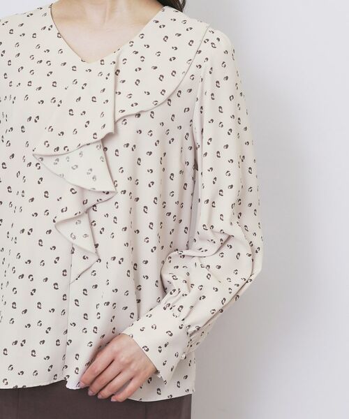 index / インデックス シャツ・ブラウス | Vネックフリルブラウス【洗濯機OK/イージーアイロン】 | 詳細18