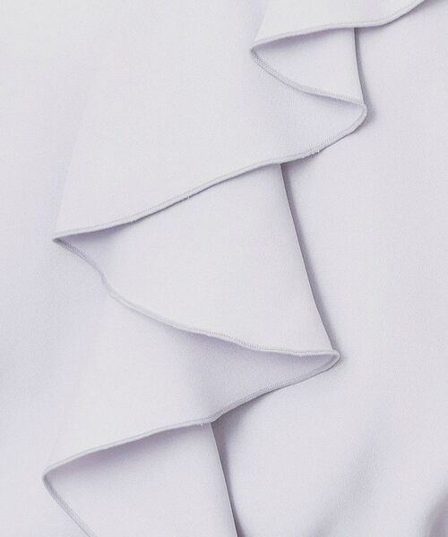index / インデックス シャツ・ブラウス | Vネックフリルブラウス【洗濯機OK/イージーアイロン】 | 詳細4