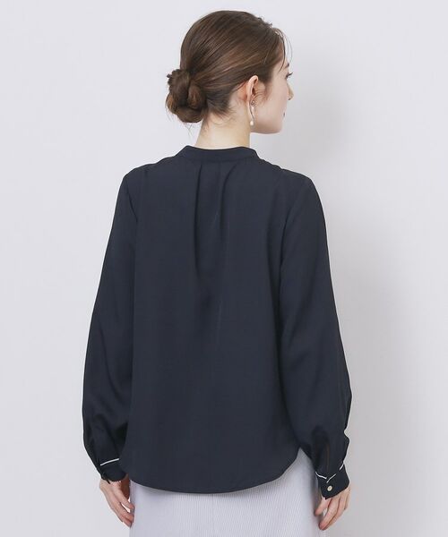 index / インデックス シャツ・ブラウス | タックデザインバンドカラーブラウス【洗濯機OK】 | 詳細19