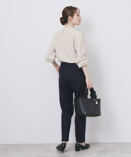 index / インデックス シャツ・ブラウス | タックデザインバンドカラーブラウス【洗濯機OK】 | 詳細7