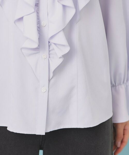 index / インデックス シャツ・ブラウス | フリルデザインスキッパーブラウス【洗濯機OK/イージーアイロン】 | 詳細18