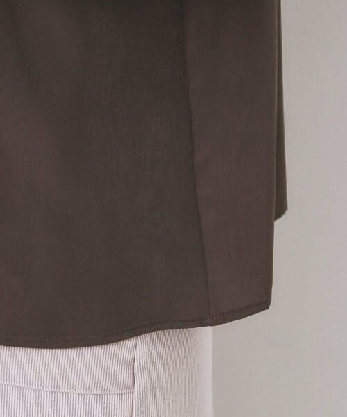 index / インデックス シャツ・ブラウス | サテンバンドカラーブラウス【洗濯機OK/イージーアイロン】 | 詳細18