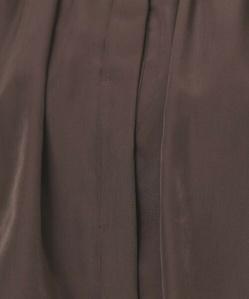 index / インデックス シャツ・ブラウス | サテンバンドカラーブラウス【洗濯機OK/イージーアイロン】 | 詳細4