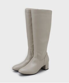 index / インデックス ブーツ（ショート丈） | フェイクレザーロングブーツ