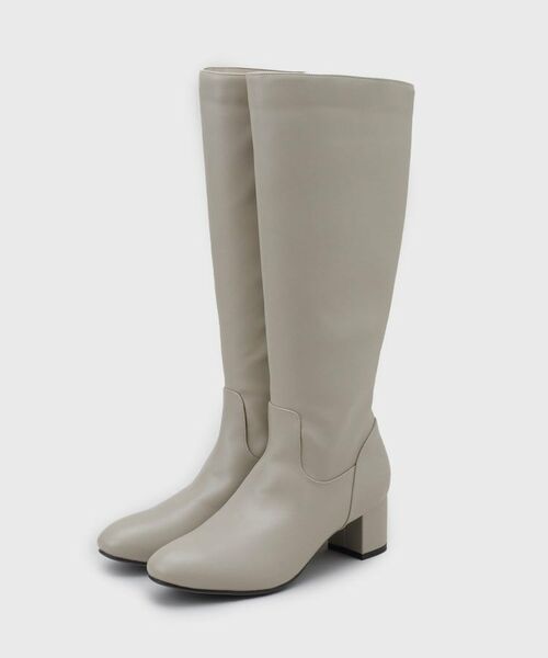 index/インデックス フェイクレザーロングブーツ ライトベージュ(051) 02(23.5~24.0cm) index/インデックス フェイクレザーロングブーツ ライトベージュ(051) 02(23.5~24.0cm)