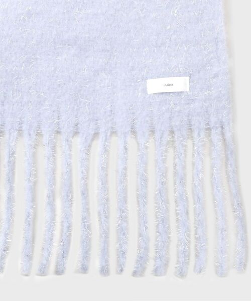 index / インデックス マフラー・ショール・スヌード・ストール | 大判ラメストール【洗える】 | 詳細3