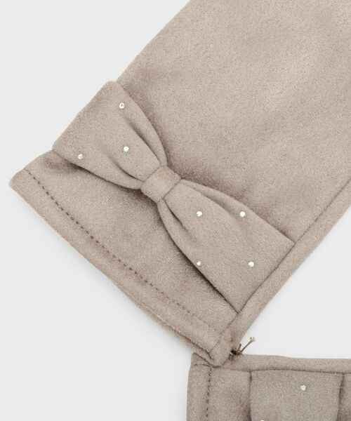 index / インデックス 手袋 | ラインストーン付きリボン手袋 | 詳細3