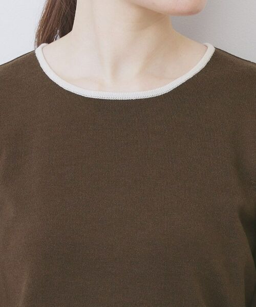 index / インデックス ニット・セーター | バイカラーパフスリーブニット【洗濯機OK】 | 詳細24