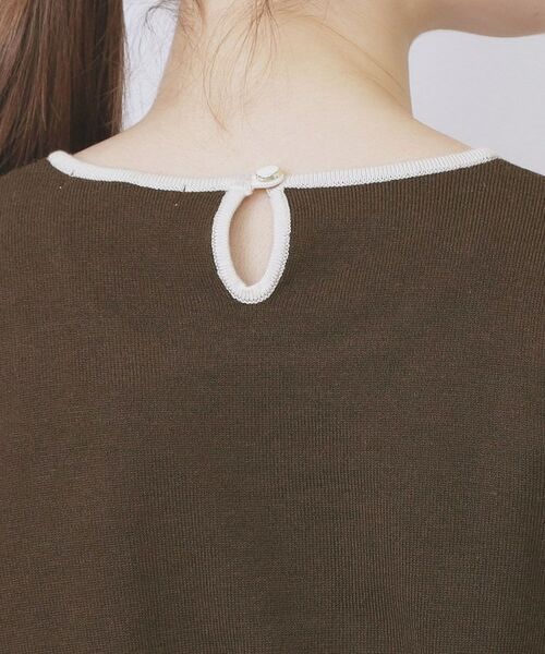 index / インデックス ニット・セーター | バイカラーパフスリーブニット【洗濯機OK】 | 詳細25