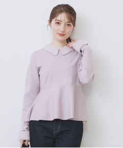 index / インデックス ニット・セーター | フェザードッキングペプラムニット【洗濯機OK】