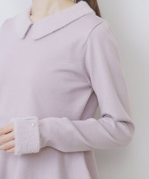 index / インデックス ニット・セーター | フェザードッキングペプラムニット【洗濯機OK】 | 詳細17