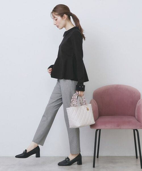 index / インデックス ニット・セーター | フェザードッキングペプラムニット【洗濯機OK】 | 詳細7