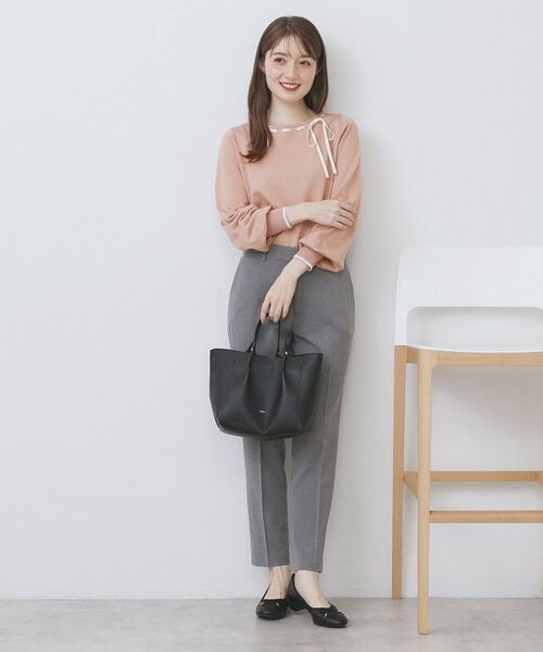 index / インデックス ニット・セーター | はしごリボンバイカラーニット【洗濯機OK】 | 詳細10