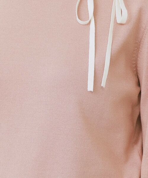 index / インデックス ニット・セーター | はしごリボンバイカラーニット【洗濯機OK】 | 詳細12