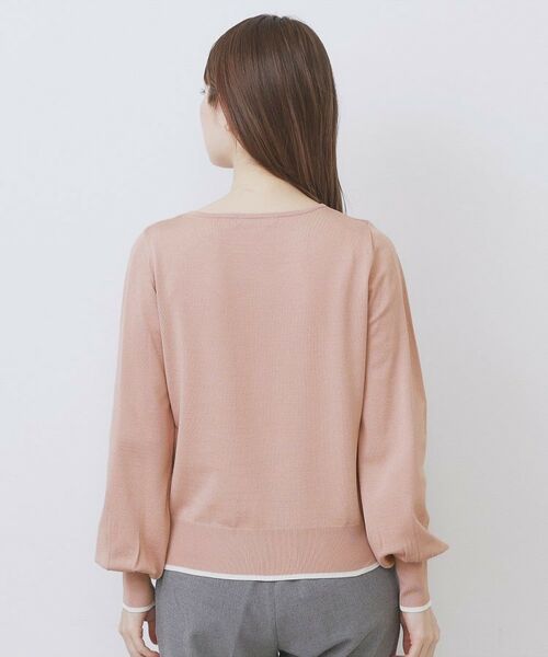 index / インデックス ニット・セーター | はしごリボンバイカラーニット【洗濯機OK】 | 詳細15