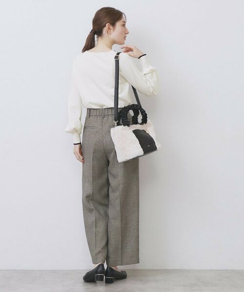 index / インデックス ニット・セーター | はしごリボンバイカラーニット【洗濯機OK】 | 詳細3