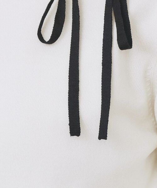 index / インデックス ニット・セーター | はしごリボンバイカラーニット【洗濯機OK】 | 詳細4